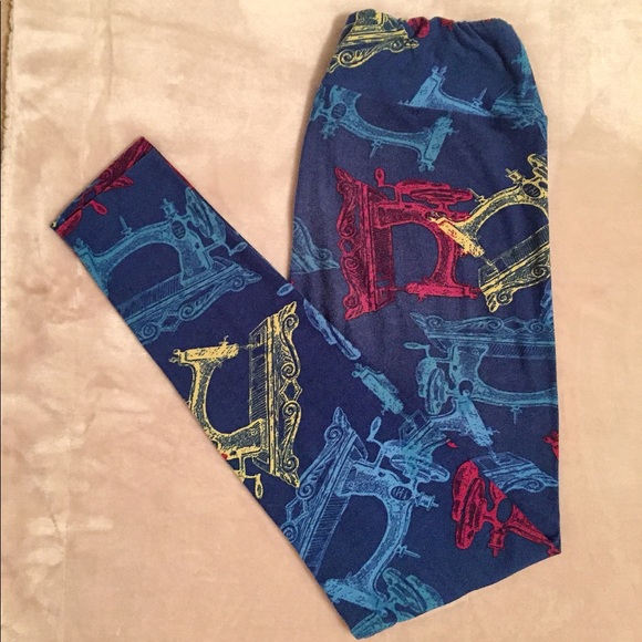 LuLaRoe Pants Sewing Machine Leggings Poshmark Delectable Lularoe Sewing Machine Print LuLaRoe Pants Sewing Machine Leggings Poshmark Delectable Lularoe Sewing Machine Print